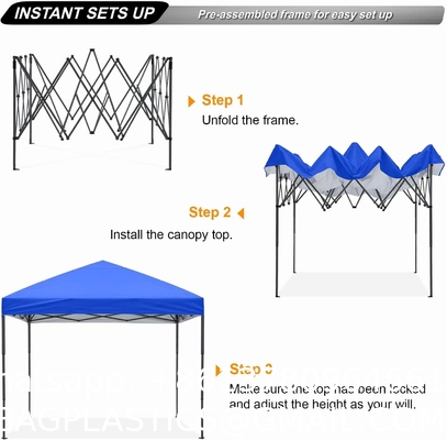 Show Canopy Tent, Stable Pop up Outdoor Canopy Tent, Gazebo Tent with Mosquito Netting Outdoor Canopy Shelter