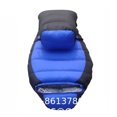 Mummy Sleeping Bag, 0°F Sleeping Bag for Big & Tall Adults, No-Snag Zipper Adjustable Hood for Warmth Ventilati