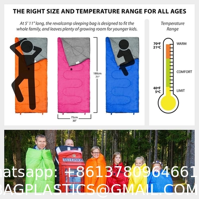 Camouflage Camping Sleeping Bag, Adults & Kids Seasons Warm Cold Weather Hiking Camping Indoor Outdoor Use
