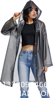 Oxford Raincoat Polyester & PVC Raincoat PVC Raincoat EVA Raincoat, Rain Poncho Reusable Unisex for Women Rain Cape