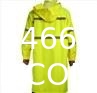 Reflective Raincoat, Classic Raincoat Waterproof Hi Vis Reflective Long Rain Jacket ANSI Class 3 Yellow, 4X-Large