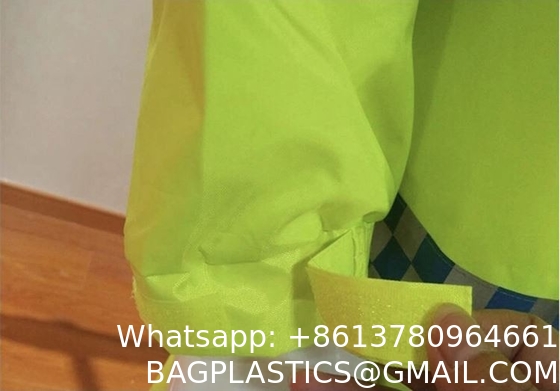 Reflective Raincoat, Classic Raincoat Waterproof Hi Vis Reflective Long Rain Jacket ANSI Class 3 Yellow, 4X-Large