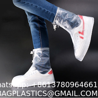 Factory Supply High Quality Reusable Waterproof Shoe Covers With Reflector Anti-Skid Unisex Over Shoes For Rain