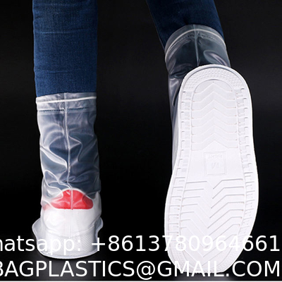 Factory Supply High Quality Reusable Waterproof Shoe Covers With Reflector Anti-Skid Unisex Over Shoes For Rain