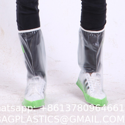 Factory Supply High Quality Reusable Waterproof Shoe Covers With Reflector Anti-Skid Unisex Over Shoes For Rain