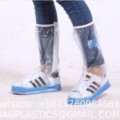 Factory Supply High Quality Reusable Waterproof Shoe Covers With Reflector Anti-Skid Unisex Over Shoes For Rain