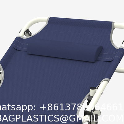 Oxford Folding Steel Camp Emergency Beds Cot olding Bed, Camping Cot Bed Foldable Customized 600D Polyester Fabric