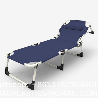 Oxford Folding Steel Camp Emergency Beds Cot olding Bed, Camping Cot Bed Foldable Customized 600D Polyester Fabric