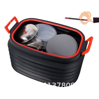 Outdoor 37L Folding Storage Bucket With Cover Collapsible Bucket - 10-Liter Multipurpose Wash Bin for Camping