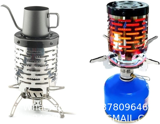 Stainless Steel Camping Heating Stove Cover, Camping Mini Heater Warming Stove Cover for Outdoor Backpacking Hiking