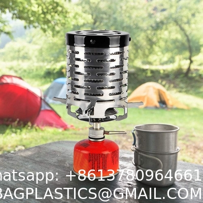 Stainless Steel Camping Heating Stove Cover, Camping Mini Heater Warming Stove Cover for Outdoor Backpacking Hiking