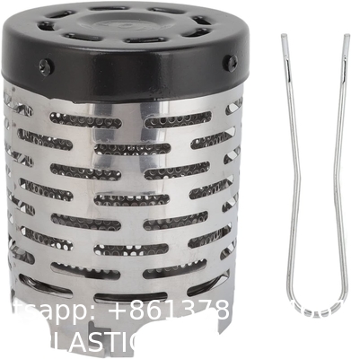 Stainless Steel Camping Heating Stove Cover, Camping Mini Heater Warming Stove Cover for Outdoor Backpacking Hiking