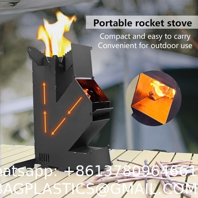 Rocket Stove Rocket Stove for Cooking Portable Wood Burning Stove Mini Wood Stove Wood Fire Camping Stove