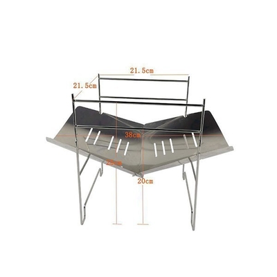 Portable Firewood Furnace Backpacking Camping Outdoor Lightweight Picnic Survival Wood Burning Windproof Stove .
