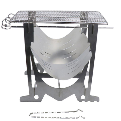 Portable Firewood Furnace Backpacking Camping Outdoor Lightweight Picnic Survival Wood Burning Windproof Stove .