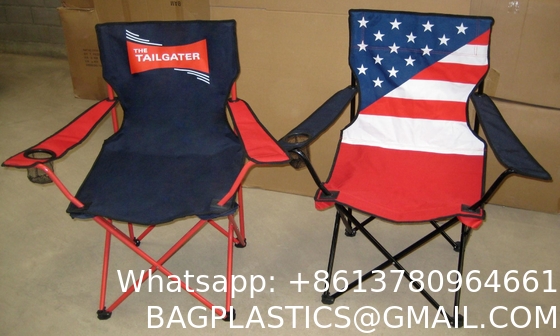 Customizable Logo Countries Flag Printed Folding Metal Camping Beach Chair Wholesale Factory Aluminum Foldable