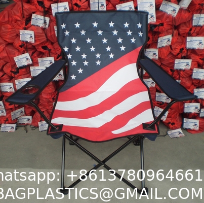 Customizable Logo Countries Flag Printed Folding Metal Camping Beach Chair Wholesale Factory Aluminum Foldable