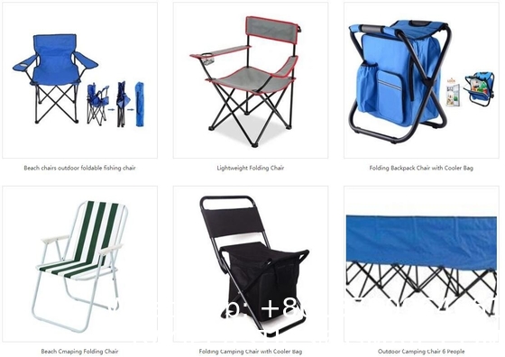 Customizable Logo Outdoor Kids Folding Chairs Camping Mini Metal Folding Chair Wholesale Factory Foldable Chairs
