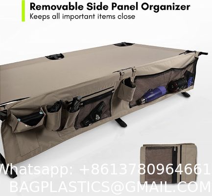 Folding Camping Cot, Portable Foldable ornaments Cot, Canvas Sleeping Bed, Outdoor Comfortable Lightweight Camp Bed