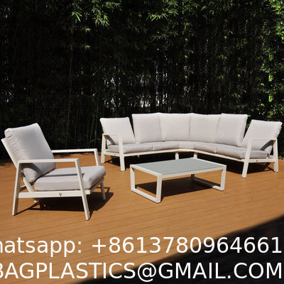 Patio Furniture Set Outdoor Sectional Sofa Conversation Set All Weather Wicker Rattan Couch Dining Table & Chair