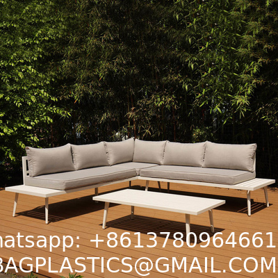Patio Furniture Set Outdoor Sectional Sofa Conversation Set All Weather Wicker Rattan Couch Dining Table & Chair