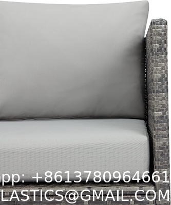 Patio Furniture Set Outdoor Sectional Sofa Conversation Set All Weather Wicker Rattan Couch Dining Table & Chair