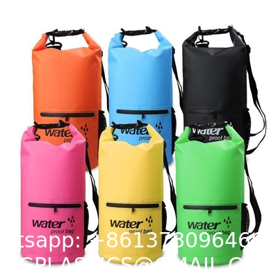 Personzliaed Logo Waterproof Dry Bag PVC Backpack Ocean Pack, Kayaking Boating Canoeing Swimming Hiking Camping