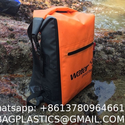 Personzliaed Logo Waterproof Dry Bag PVC Backpack Ocean Pack, Kayaking Boating Canoeing Swimming Hiking Camping