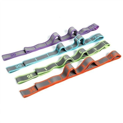 Stretch Strap, Elastic Yoga Stretching Strap, Multi-Loop Physical Therapy, Pilates, Yoga, Dance & Gymnastics Exercis
