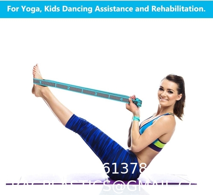 Stretch Strap, Elastic Yoga Stretching Strap, Multi-Loop Physical Therapy, Pilates, Yoga, Dance & Gymnastics Exercis