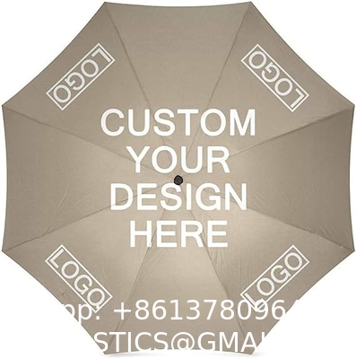 Custom Umbrellas Design Your Own Add Logo Image Personalized Design Sun/Rain All Weather Folding Foldable Umbrella