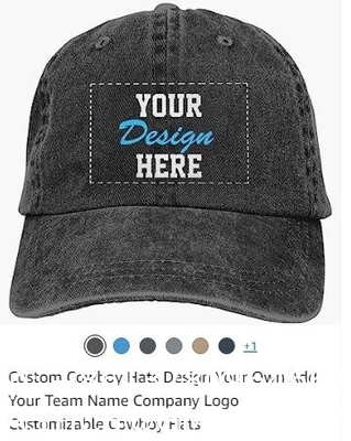 Custom Baseball Cap With Your Text,Personalized Adjustable Trucker Caps Casual Sun Peak Hat For Gifts