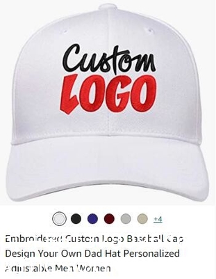 Custom Baseball Cap With Your Text,Personalized Adjustable Trucker Caps Casual Sun Peak Hat For Gifts