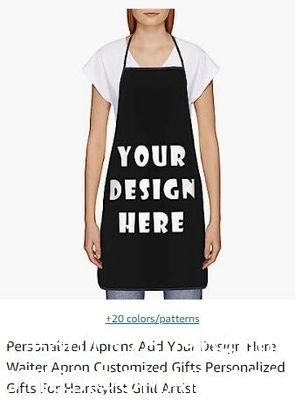 Personalized Apron For Men - Chef Cook Custom Your Design Photo Picture Text DIY Gifts