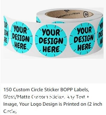 Custom Stickers Your Design Here Business 120 Pcs Rounded Square Kids Personalized Gifts Packaging, Wedding