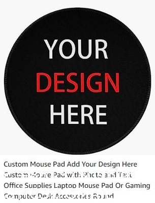 Personalized Mouse Pad - Add Pictures, Text, Logo or Art Design and Make Your Own Customized Mousepad. in a Colorful