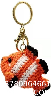 Crochet Plush Keychain - Keychain Accessory Handmade Bag Charm Key Chain Car Keyring Charm Handbag Bag Purse Pendant