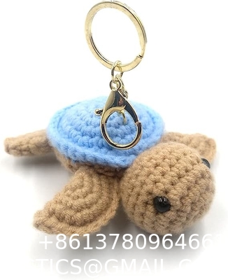 Crochet Plush Keychain - Keychain Accessory Handmade Bag Charm Key Chain Car Keyring Charm Handbag Bag Purse Pendant