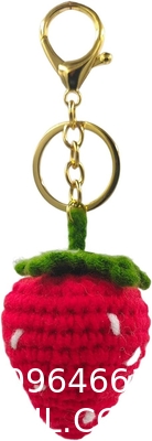 Crochet Plush Keychain - Keychain Accessory Handmade Bag Charm Key Chain Car Keyring Charm Handbag Bag Purse Pendant