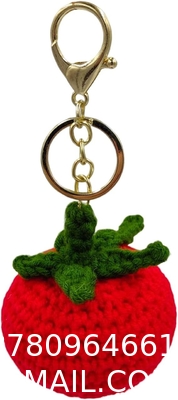 Crochet Plush Keychain - Keychain Accessory Handmade Bag Charm Key Chain Car Keyring Charm Handbag Bag Purse Pendant