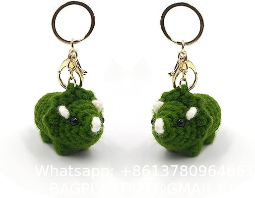 Crochet Plush Keychain - Keychain Accessory Handmade Bag Charm Key Chain Car Keyring Charm Handbag Bag Purse Pendant