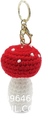 Crochet Plush Keychain - Keychain Accessory Handmade Bag Charm Key Chain Car Keyring Charm Handbag Bag Purse Pendant