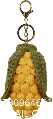 Crochet Plush Keychain - Keychain Accessory Handmade Bag Charm Key Chain Car Keyring Charm Handbag Bag Purse Pendant