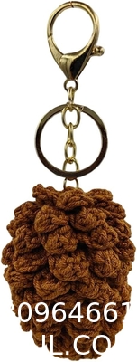 Crochet Plush Keychain - Keychain Accessory Handmade Bag Charm Key Chain Car Keyring Charm Handbag Bag Purse Pendant