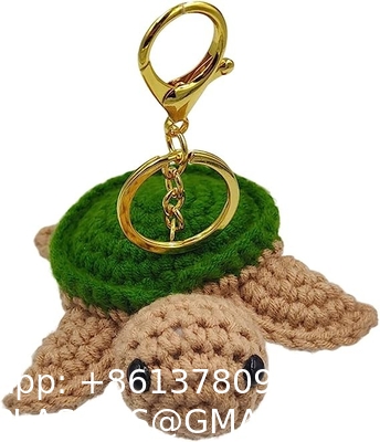 Crochet Plush Keychain - Keychain Accessory Handmade Bag Charm Key Chain Car Keyring Charm Handbag Bag Purse Pendant