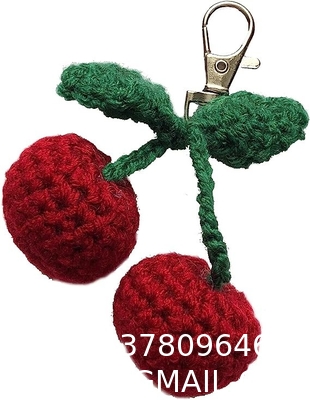 Crochet Plush Keychain - Keychain Accessory Handmade Bag Charm Key Chain Car Keyring Charm Handbag Bag Purse Pendant