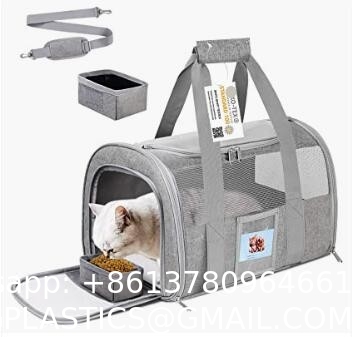 Cat/Dog/Pet/Puppy Carrier,Top Load Pets Travel Carriers for Cats Dogs with Shoulder Strap & Removable Mat,Mesh Cat