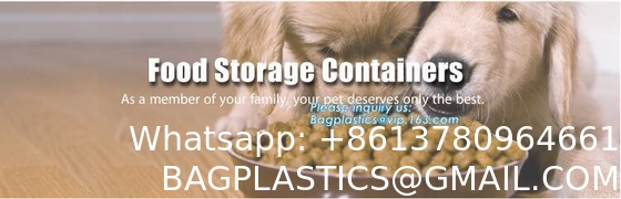 Pet Food Storage Container - 8 Quart Capacity Bird Seed Container & Dog Food Storage, with Durable Grip Handle