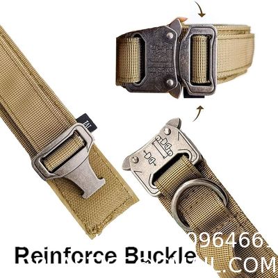 Tactical Dog Collar ornaments Dog Collar Nylon Dog Collar Heavy Duty Metal Buckle with Handle for Dog Training
