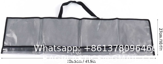 Fishing Rod Case Three Layers Fishing Rod Bag Oxford Folding Fishing Pole Bag Outdoor Waterproof Tackle Storage